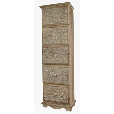 Olivia 5 Drawer Cabinet - Click Image to Close